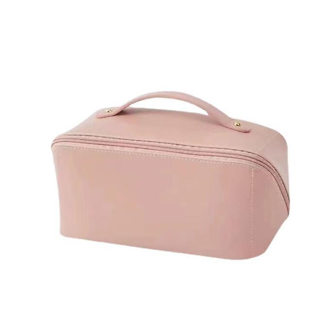 Large Capacity Travel Cosmetic Bag Organizer Makeup Brushes Slots Dividers New