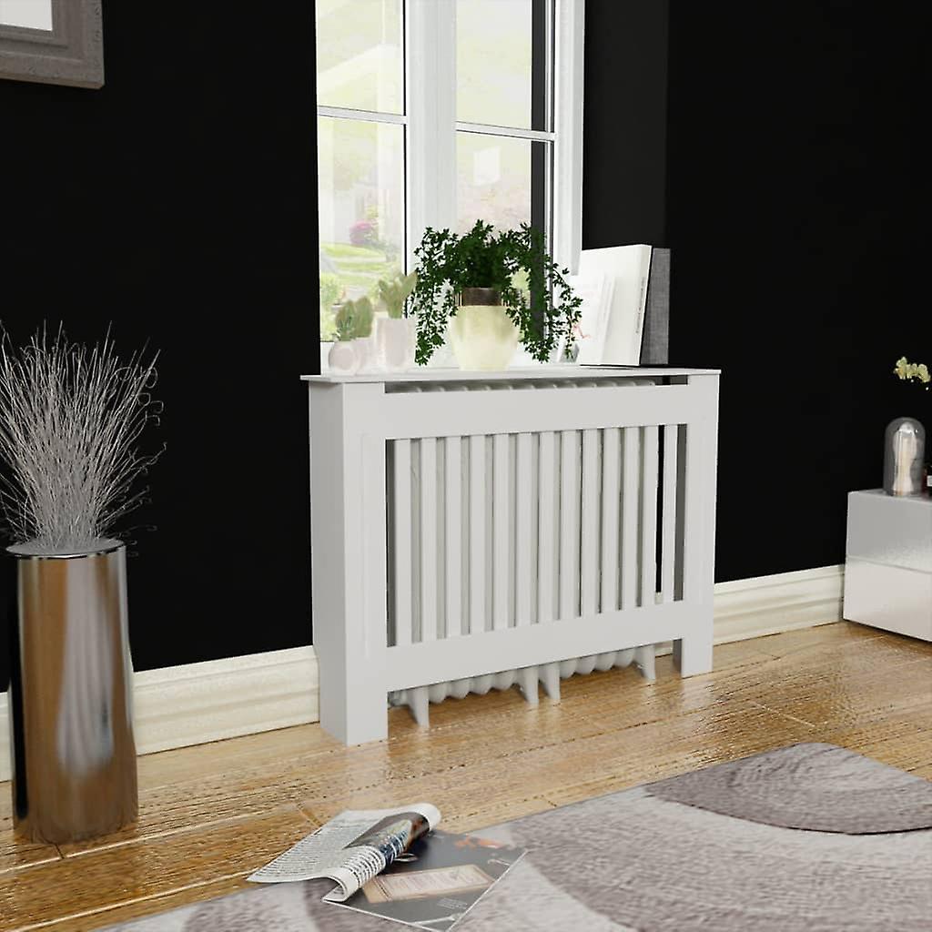 MDF radiator cover radiator cladding 112 cm, white