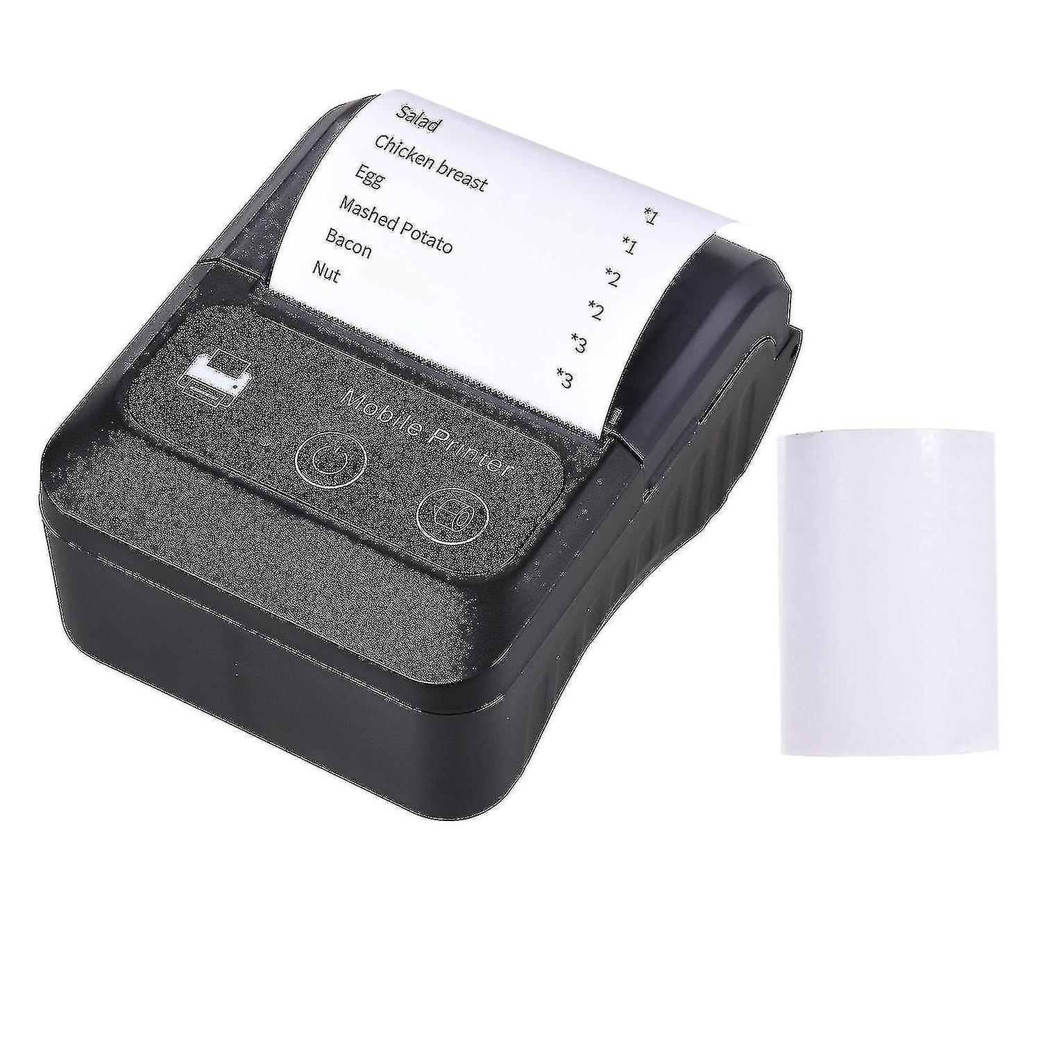 Portable Thermal Receipt Printer Wireless Bt Mini Receipt Receipt Pos Mobile Printer. Esc/pos Compat