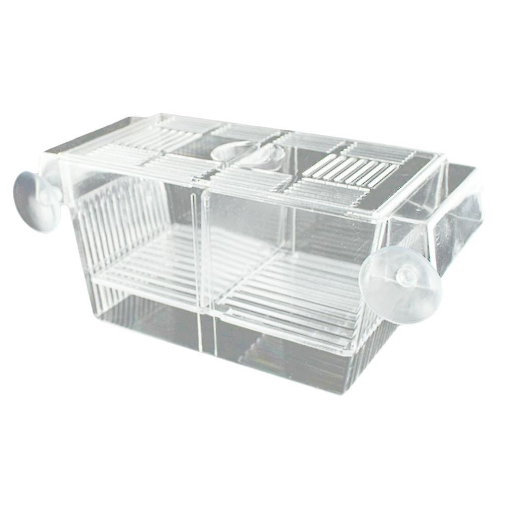 Self-floating Aquarium Isolation Box Fish Breeder Box Hatchery Incubator Box