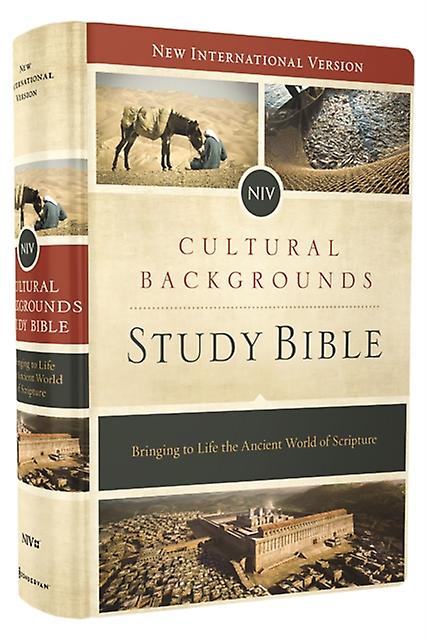 Niv Cultural Backgrounds Study Bible Hardcover Red Letter Edition by General editor Craig S Keener & General editor John H Walton Paperback Book
