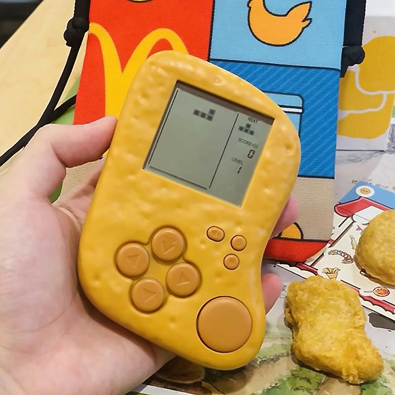 Mcdonald's Mcnuggets Game Peripheral Toys Tetris Handheld Game Machine Figures