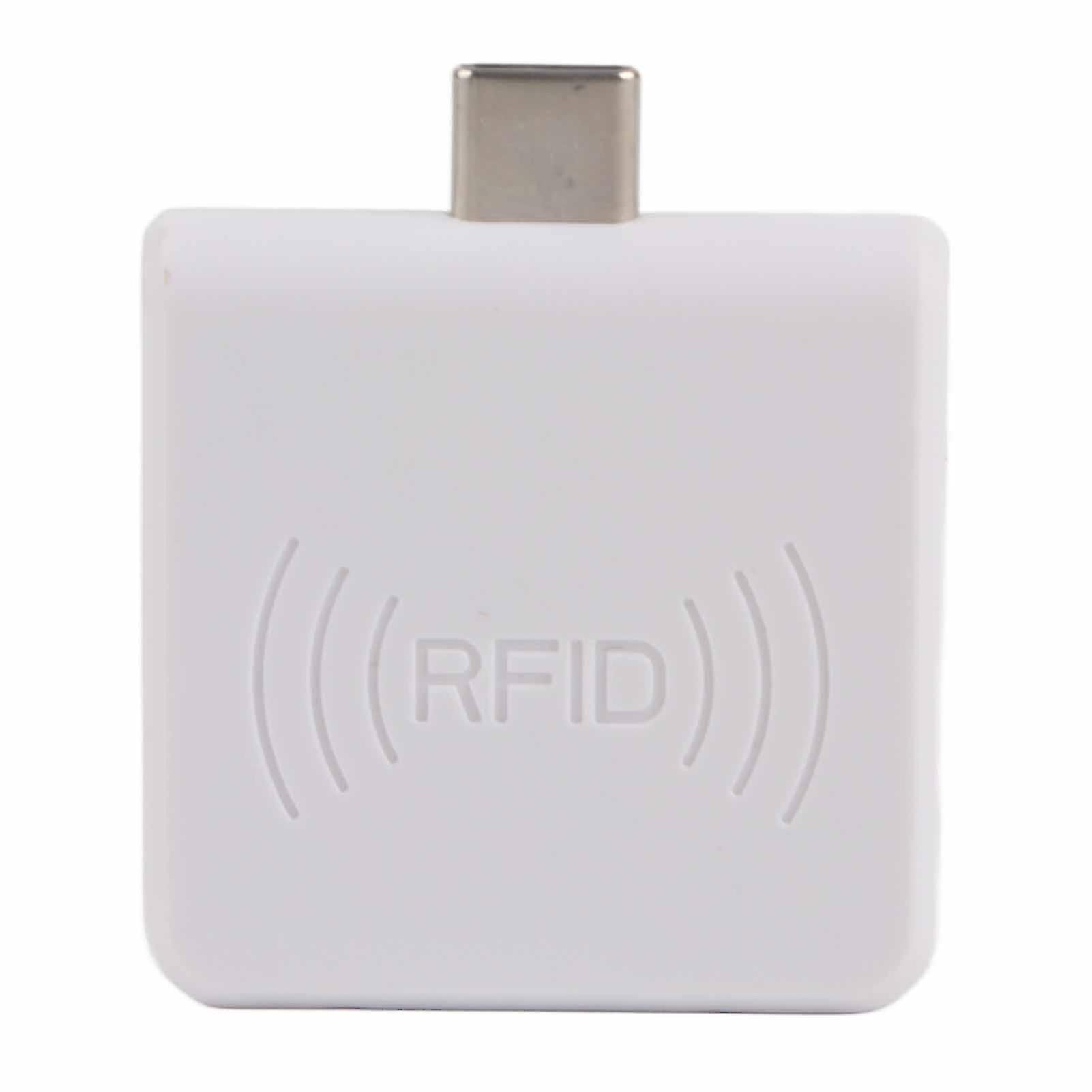 Non Contact Card Reader High Frequency Id Mobile Phone Smart Mini Card Reader Mini Type C White