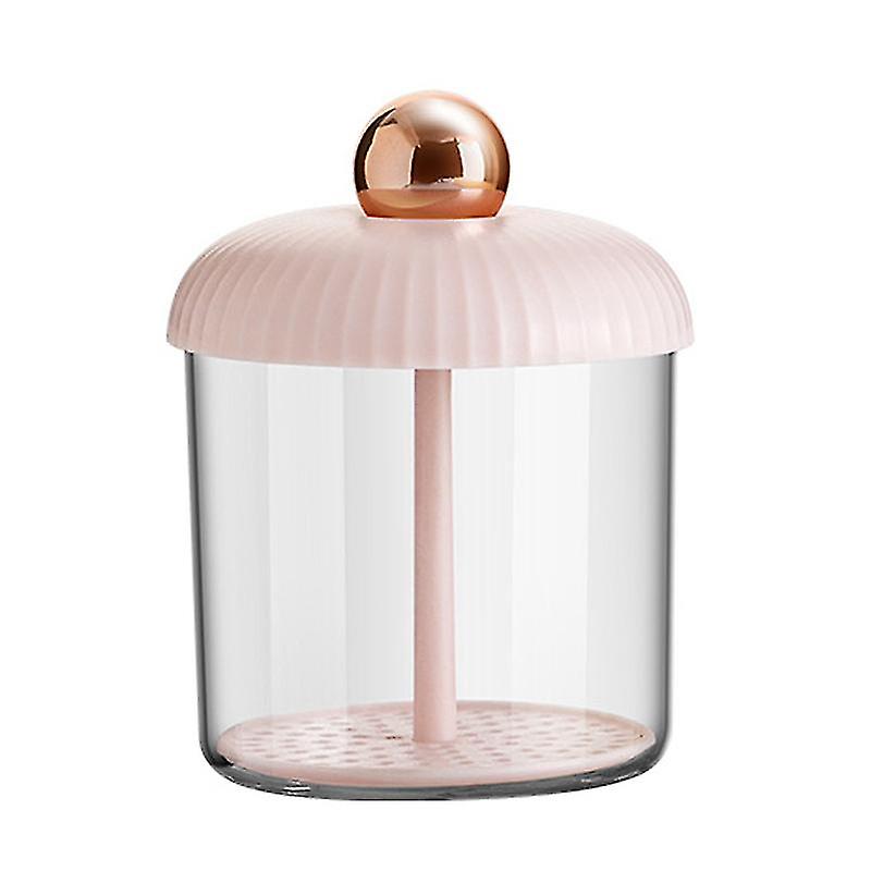 Face Foam Maker Portable Cleansing Foaming Cup Reusable Whip Bubble Maker for Travel Pink Gold