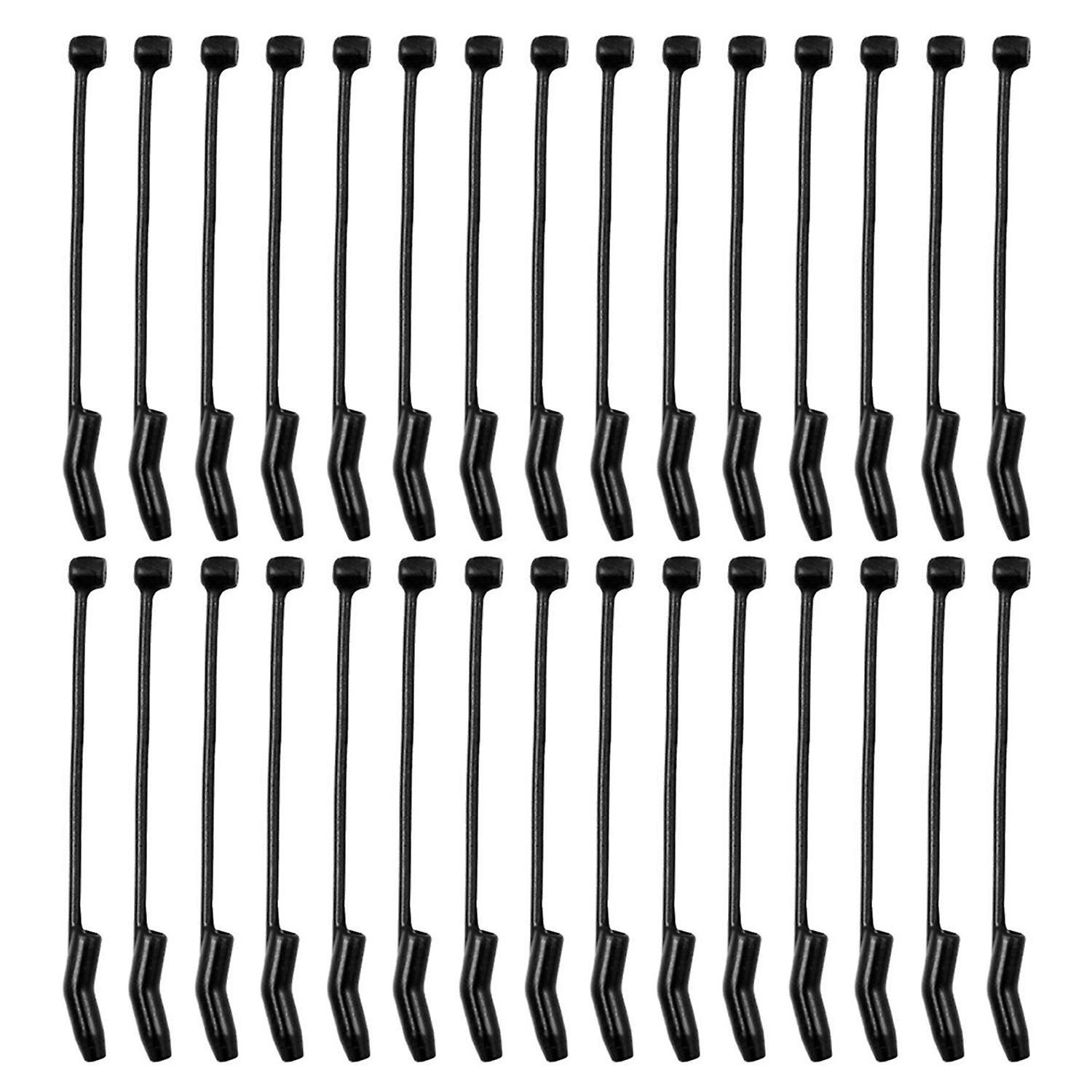 30pcs Fishing Hook Sleeves D Rig Aligner Terminal Tackle Connect Carp Fishing Accessories