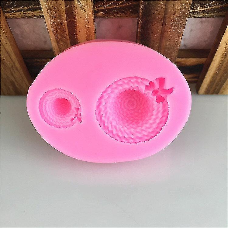 ケーキパンモールド新しい帽子の形ドロップグルーモールドDIYかわいい帽子の形ケーキデコラティブモールド2個