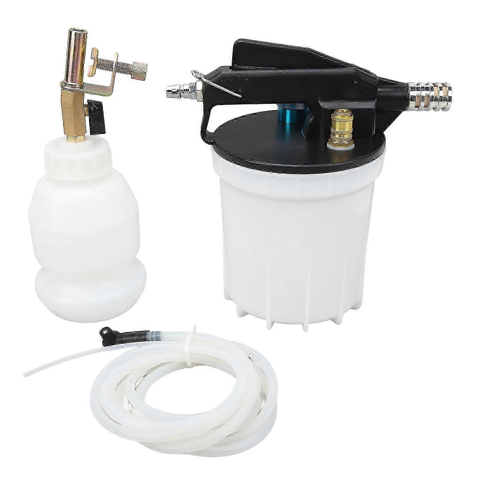 16 Piece 2L Air Brake Bleeder Kit with 2L Vacuum Brake Extractor, 1L Refill Bottle 2.75-11.6 Bar Universal for Vehicles