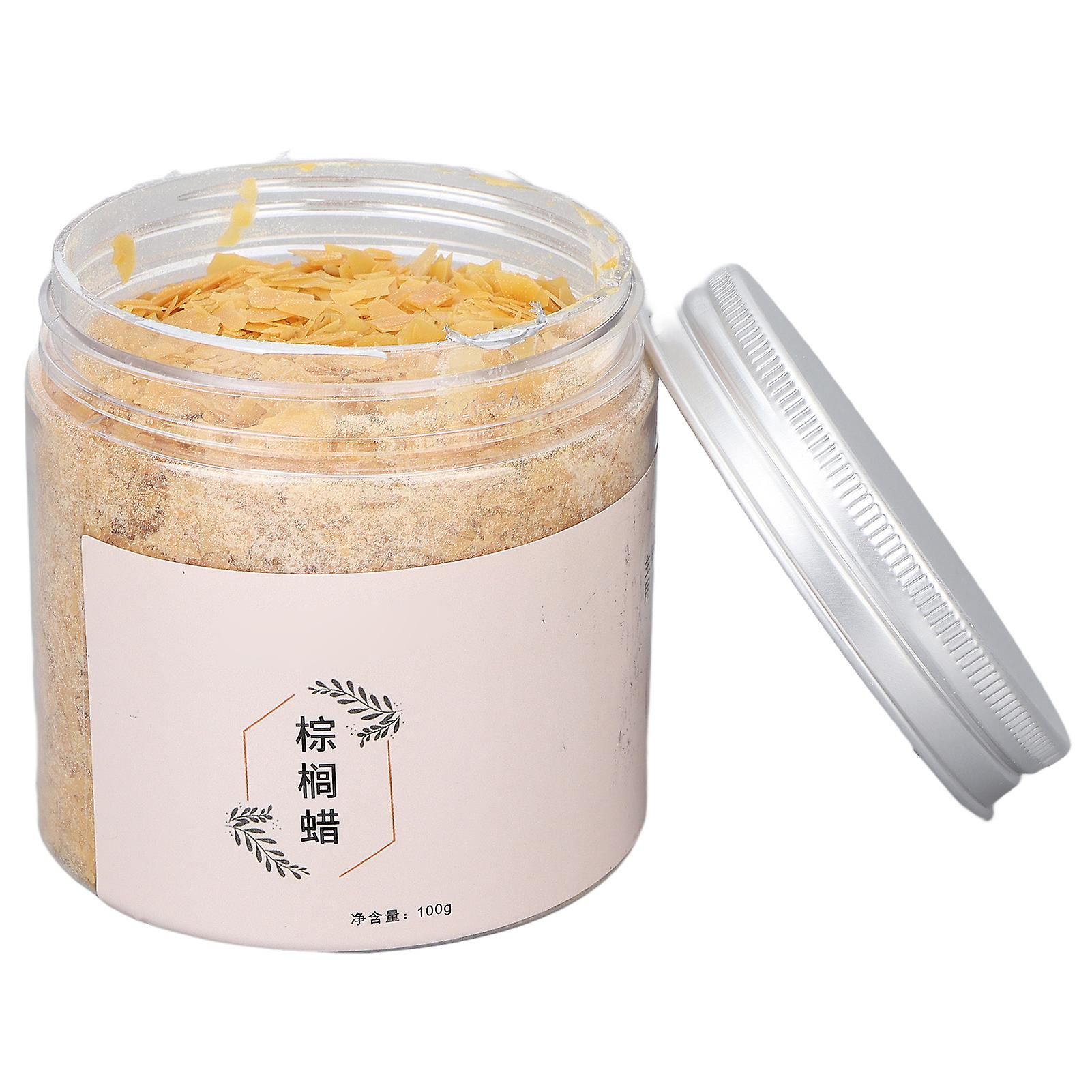 Palm Wax Pellets Cosmetics DIY Carnauba Wax Material Accessory for Lipstick Lip Balm Making 100g