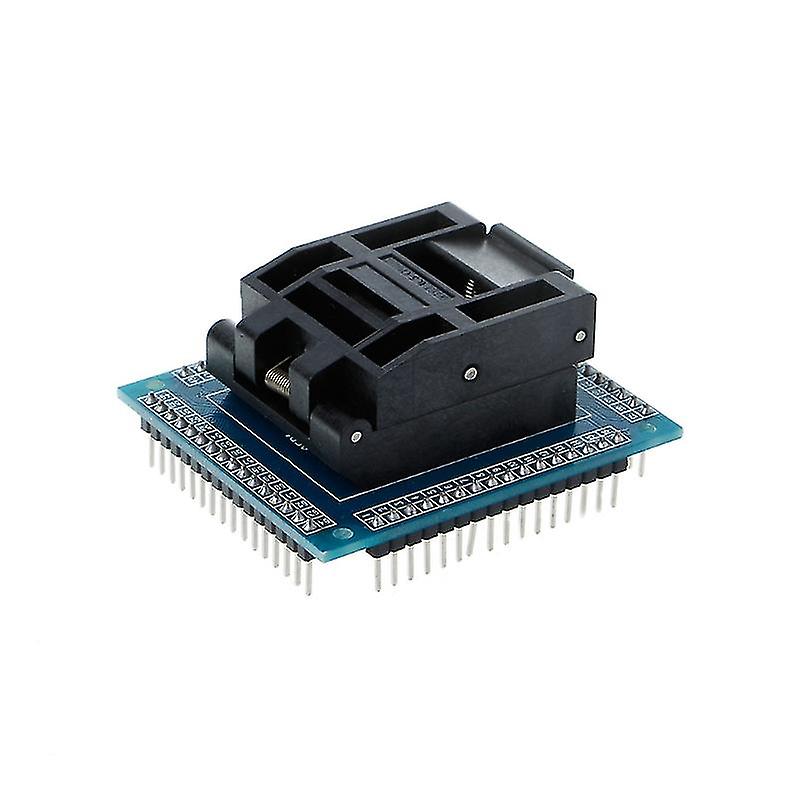 Test Socket Programming Adapter Conversion Block For 0.5m Qfp64 Tqfp64 Lqfp64 Ic Haoyi