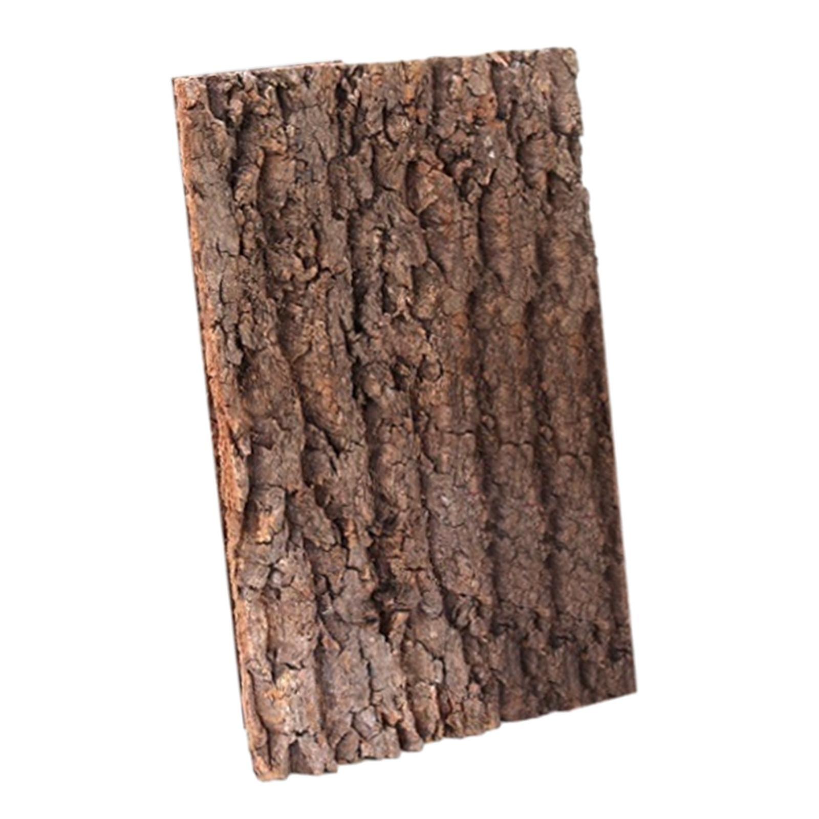 Habitat Decor Cork Tile Background, Easy to Cut Vivid Terrarium Backdrop, Reptile Climbing Mat for Lizards Snake Spiders