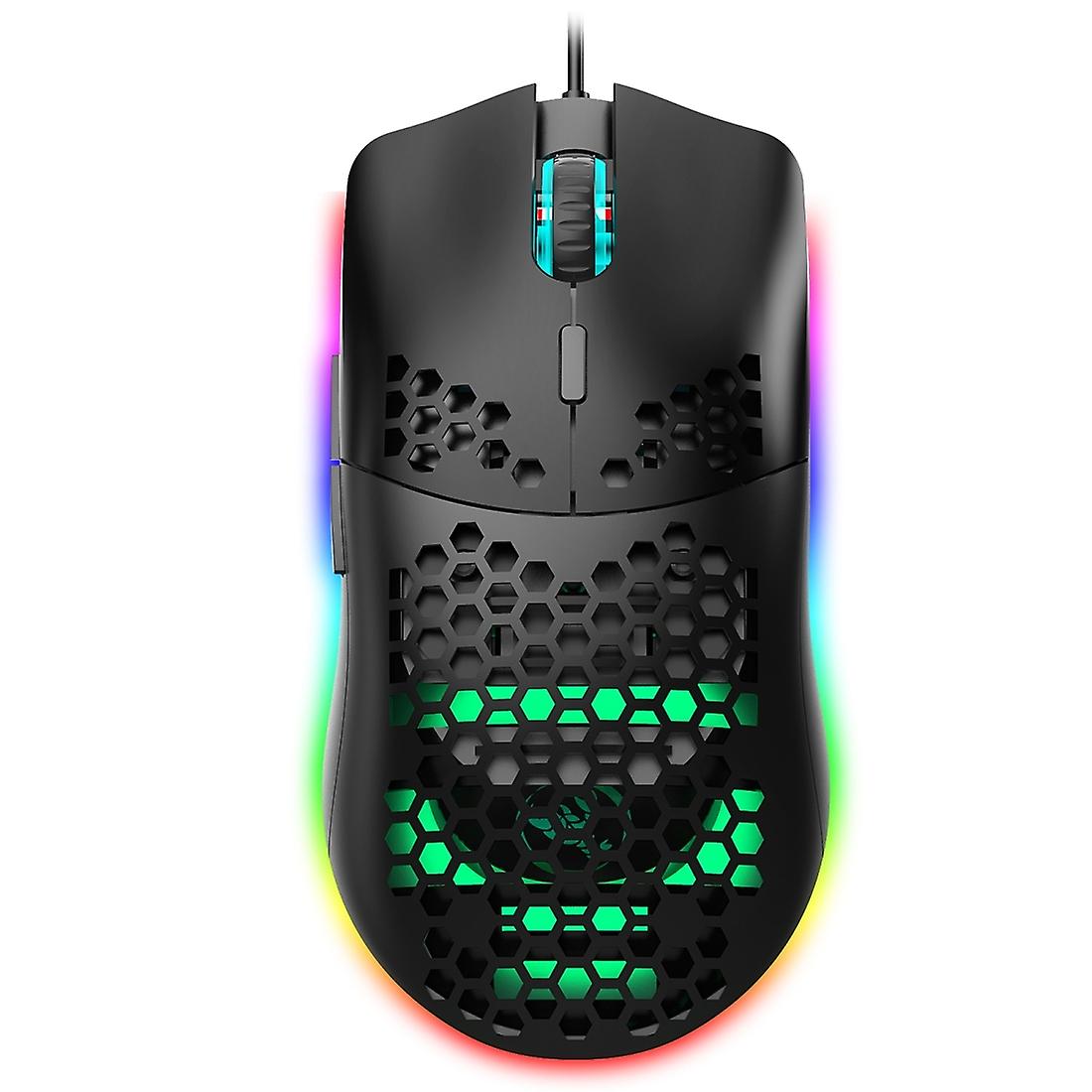 HXSJ J900 RGB Lighting Programmable Gaming Wired Mouse