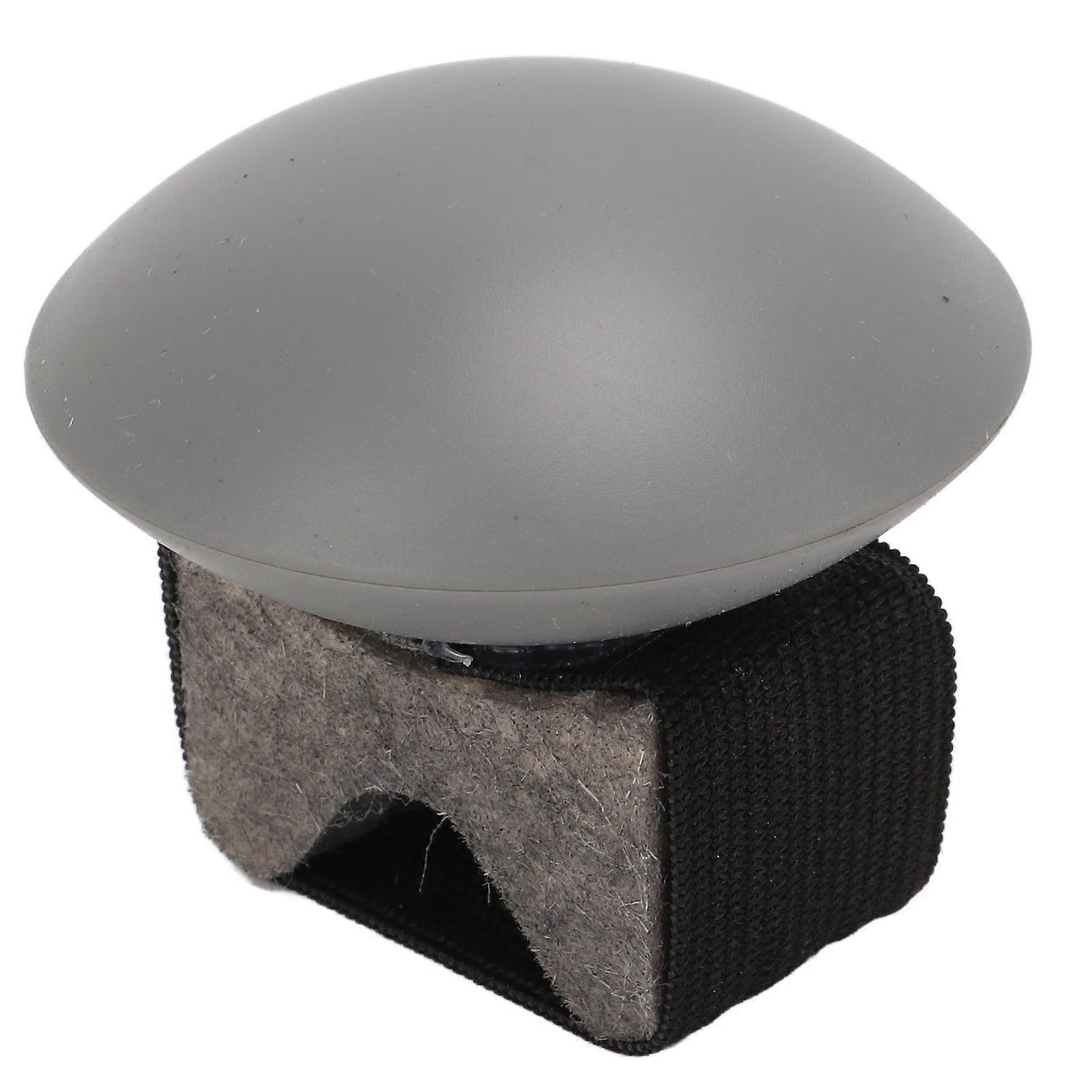 African Drum Finger Shaker Grey Plastic Sponge Handbell Accessory