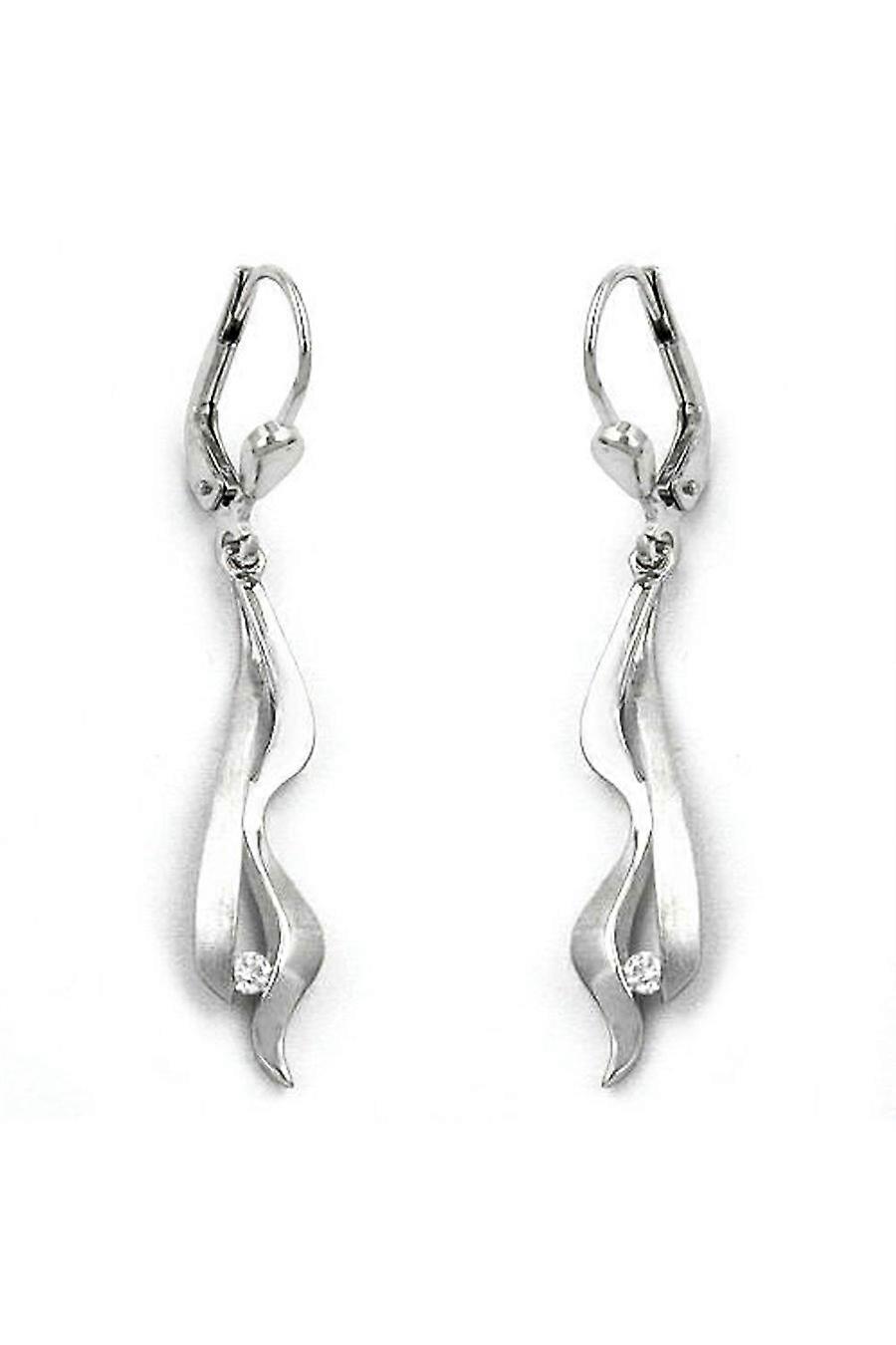 Leverback Earrings Cz Silver 925 - Gl91370