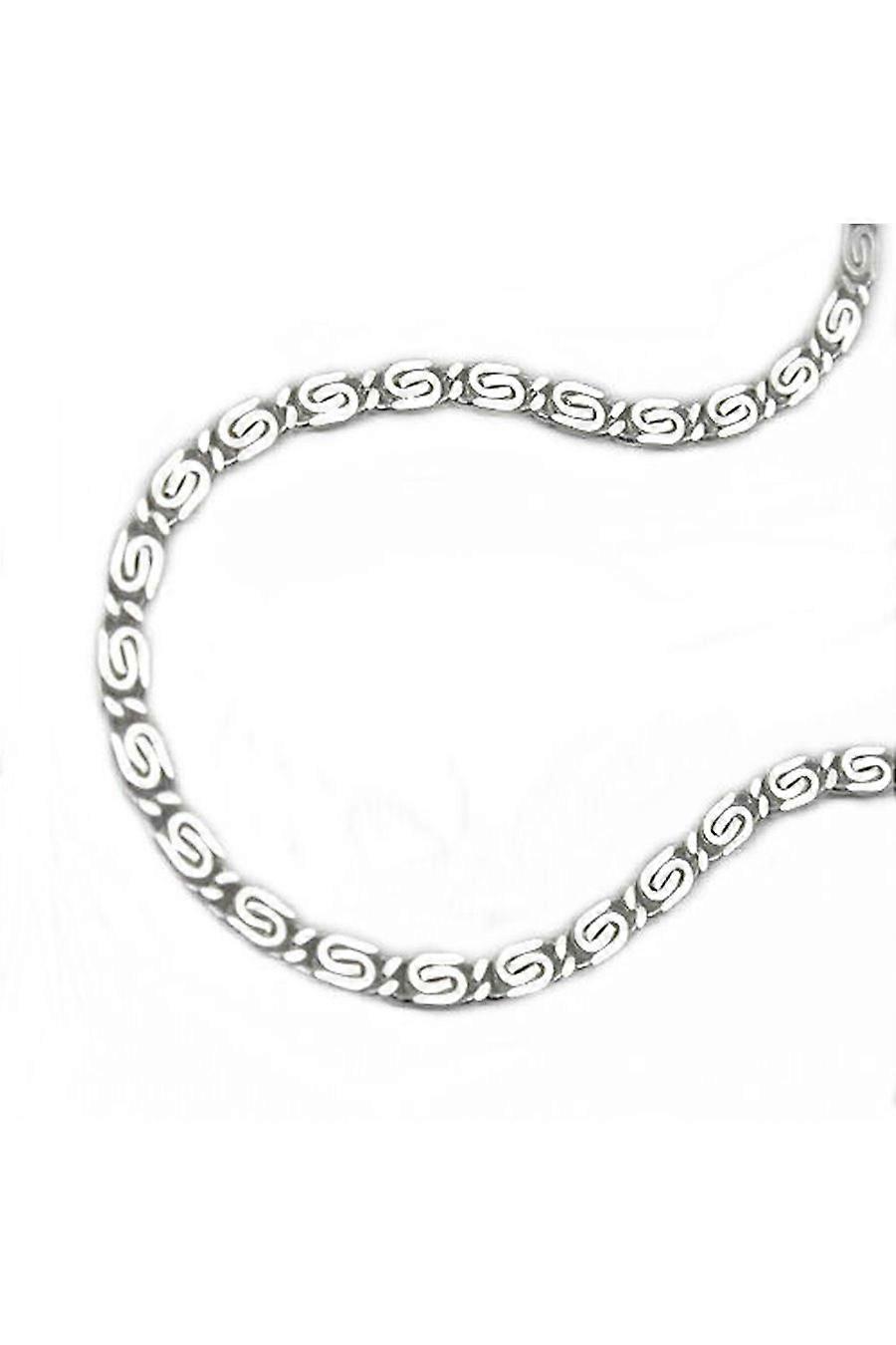 Necklace Thin Scroll Chain Silver 925 42cm - Gl105401-42