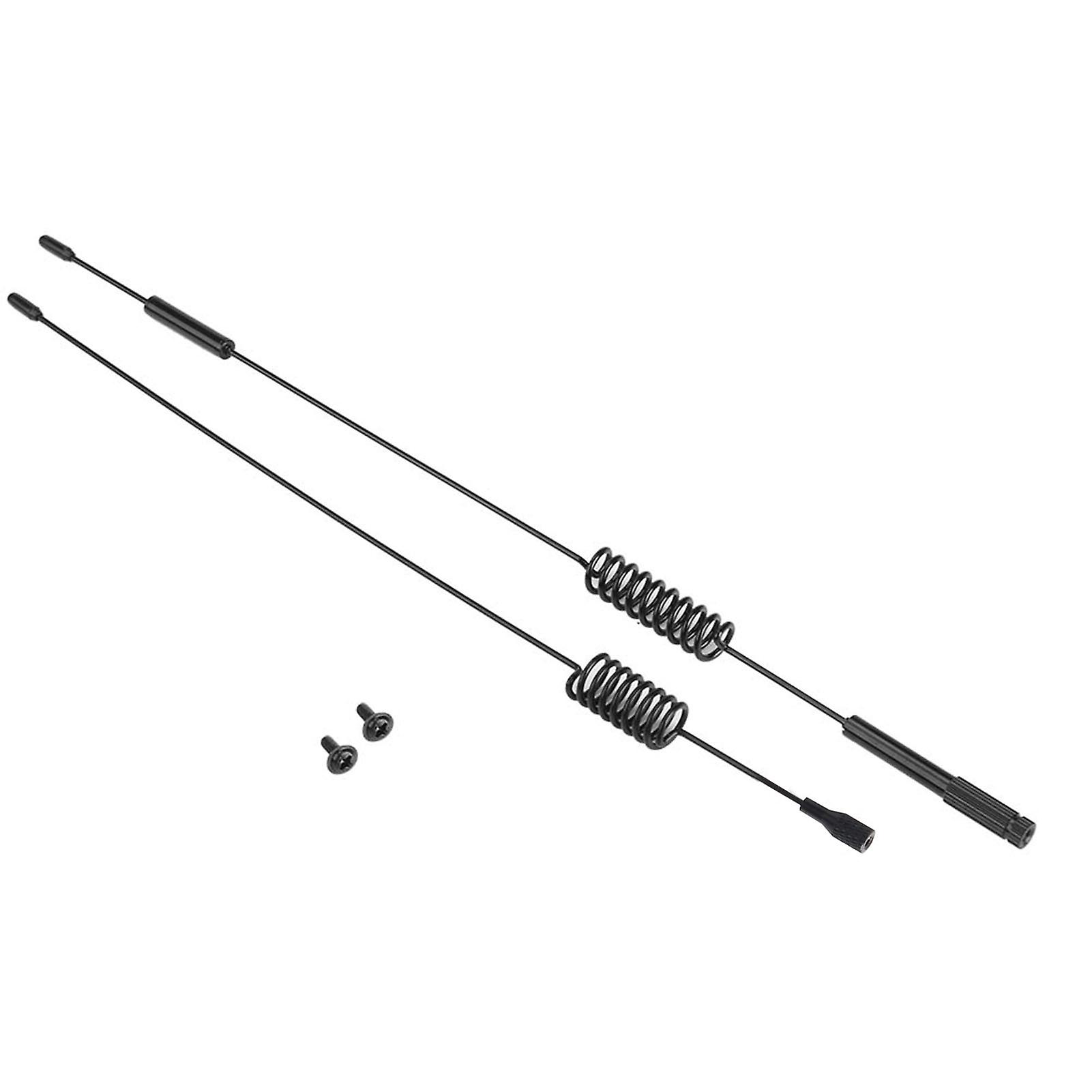 2 Pcs Metal Decoration Accessory Parts Simulation Antenna for Traxxas TRX-4 RC Crawler Car