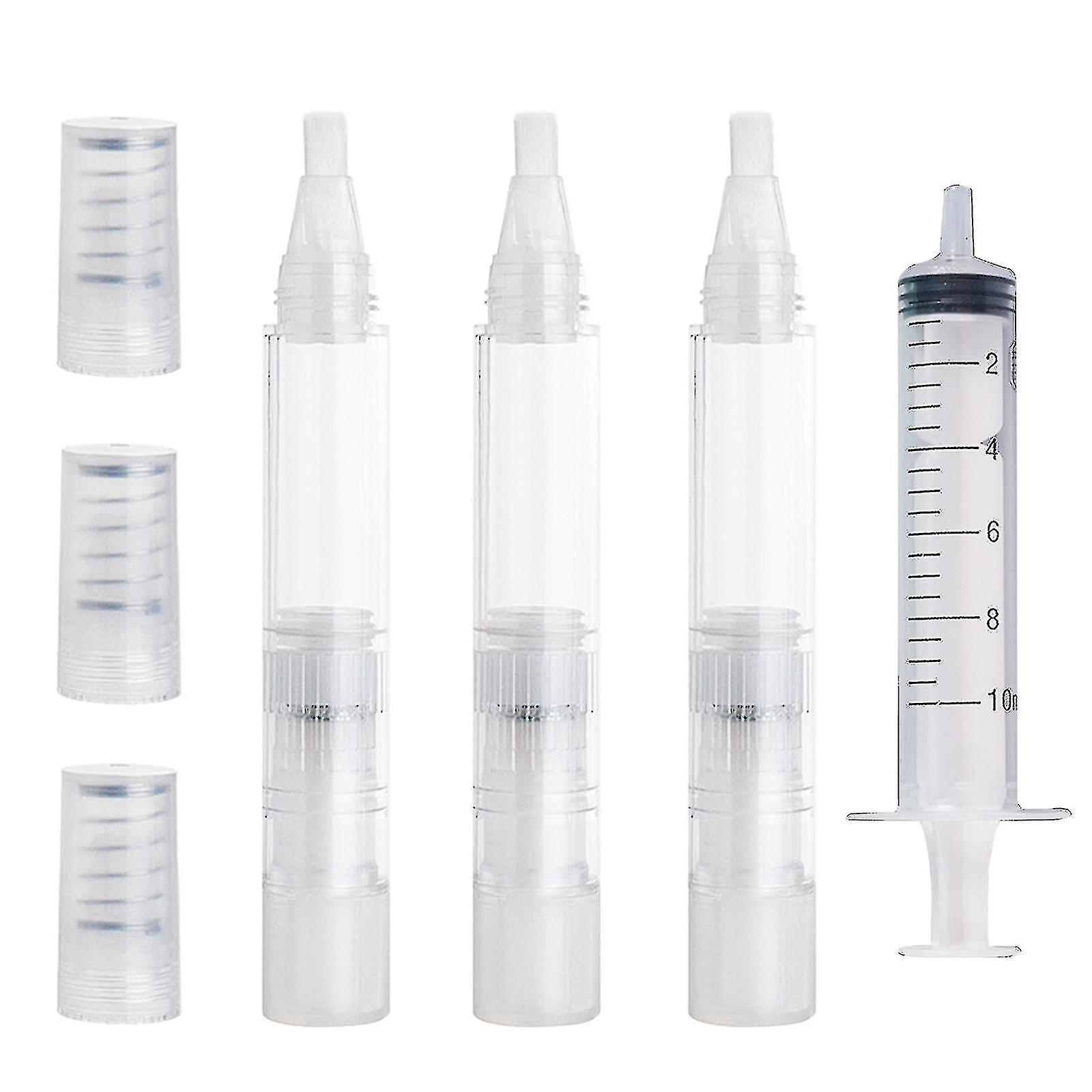 3stk Touch Up Maling Pen til vægge Genopfyldelig Pensel Touch Up Kuglepenne Til Indvendig maling Til Gipsplader Møbler, 6 Ml