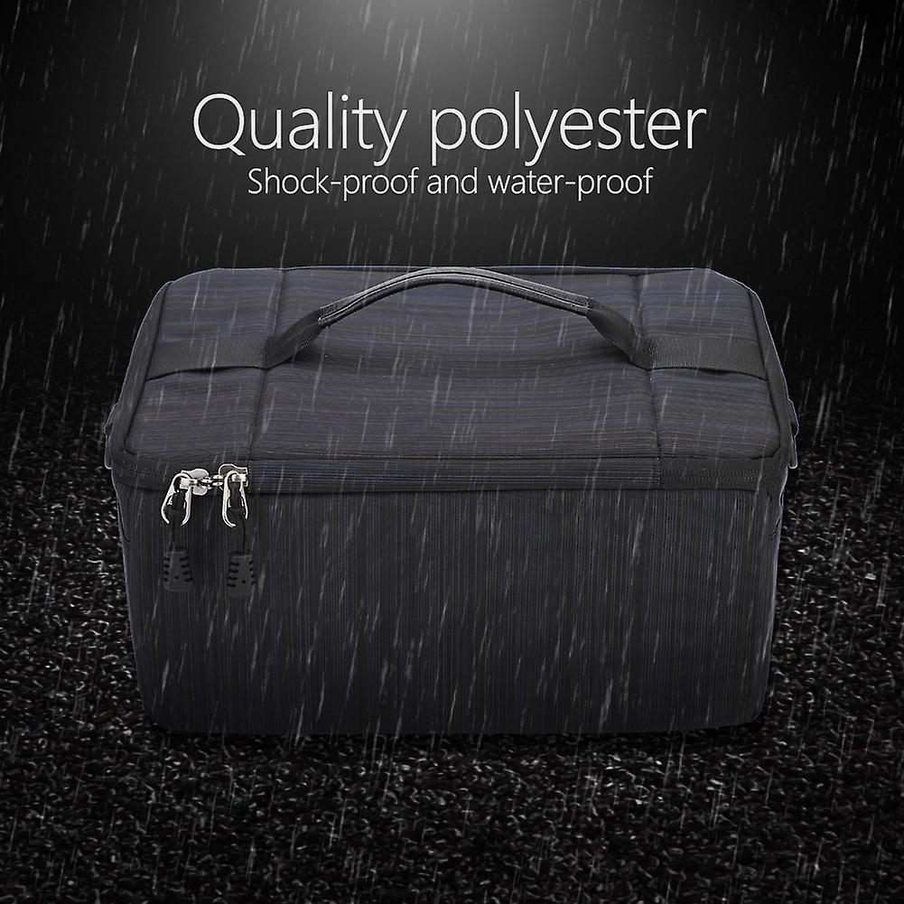 Bolsa Impermeable Plegable 24x35x15 cm con Asa Negra