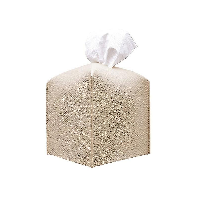 Modern Pu Leather Square Tissue Box Holder