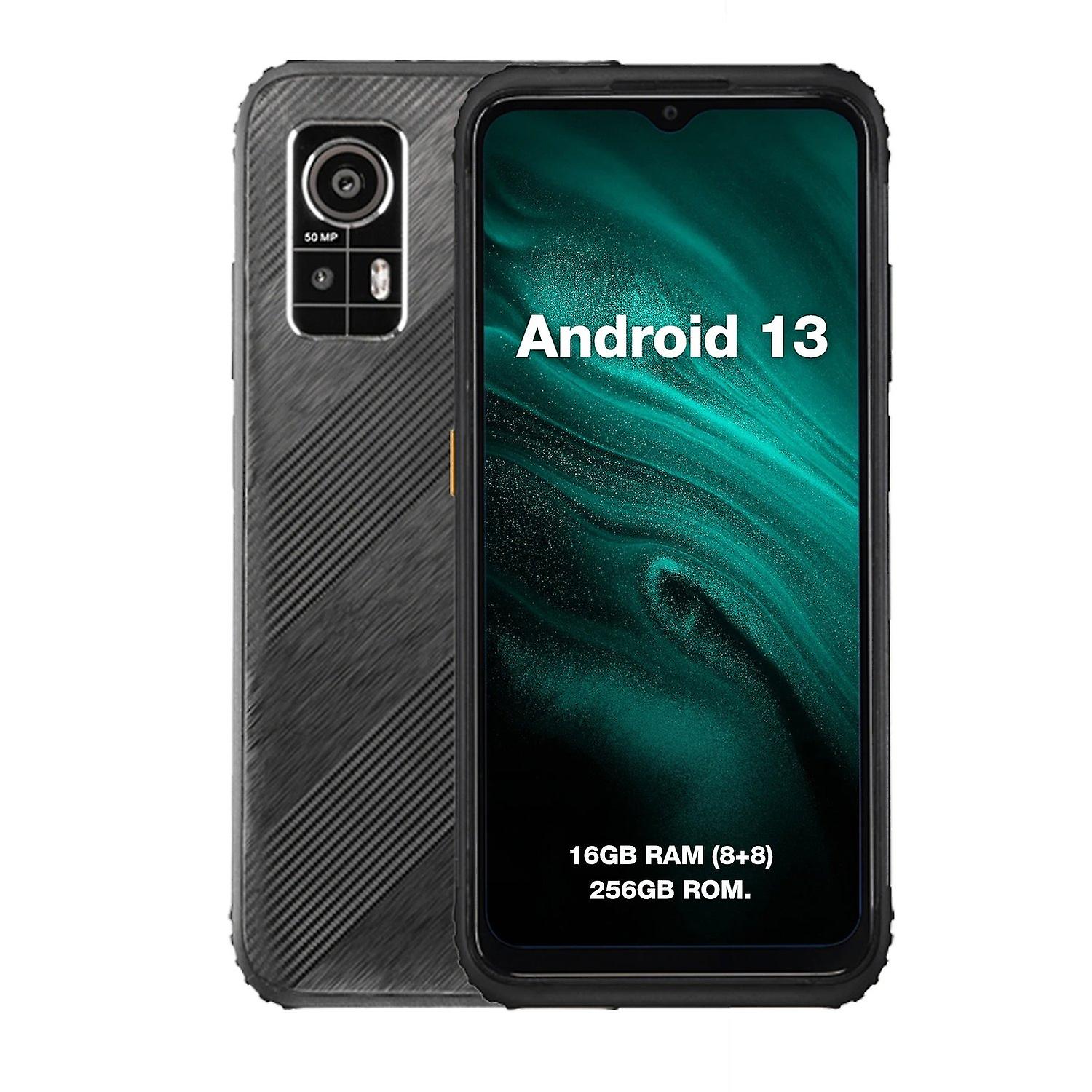 AGM H6 Rugged Smartphone 6.56inch HD+ Display With NFC 8G+256G Black