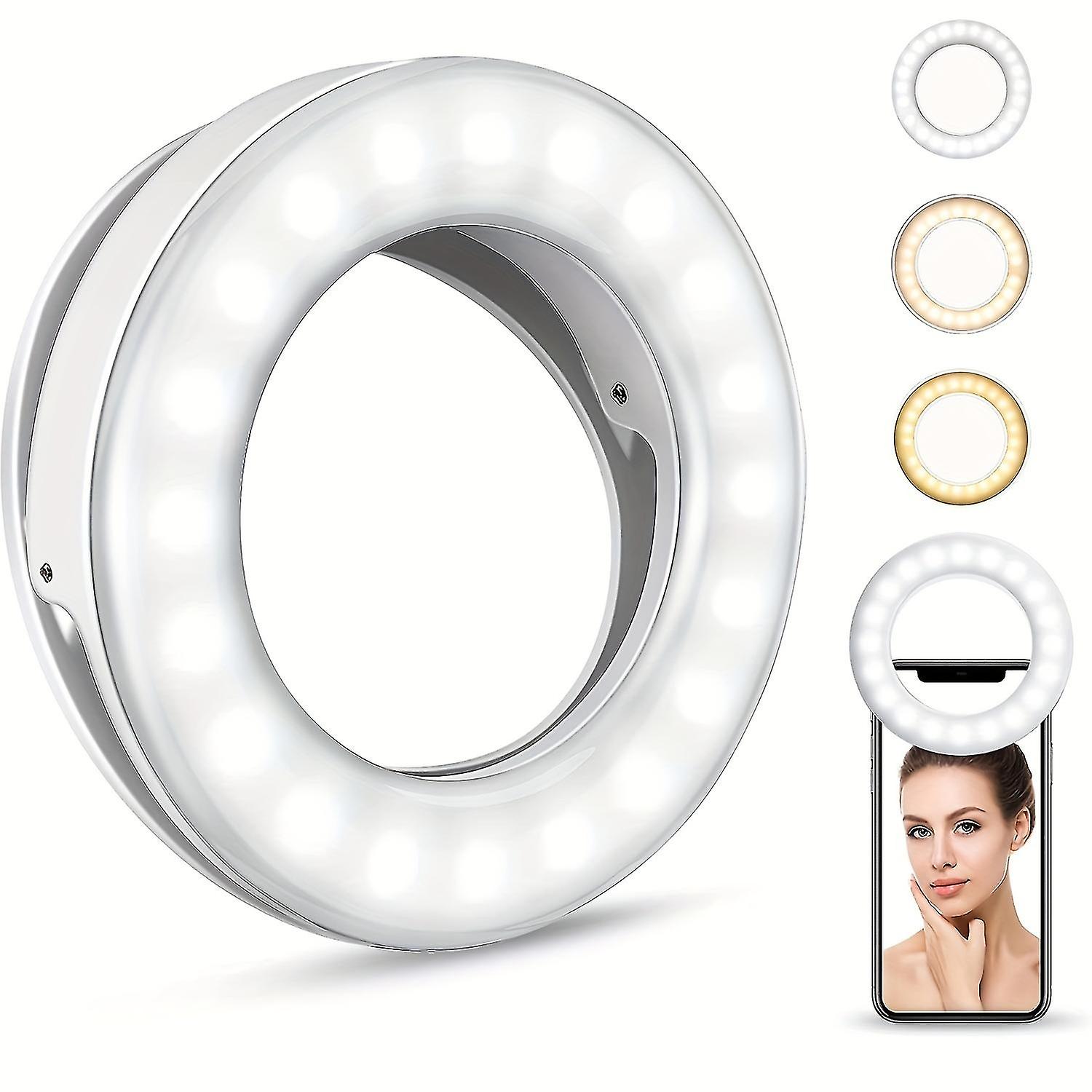 Mobile phone fill light LED live fill light selfie light artifact round beauty ring light