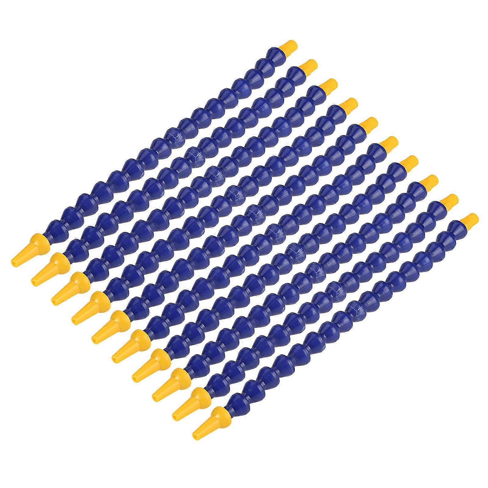 10pcs Flexible Plastic Water Oil Coolant Pipe 1/8BSPT Thread  Hose for Lathe CNC