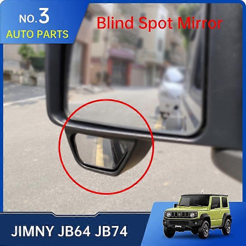 Blind Spot Mirror Car Rearview Mirror View Auxiliary Wide Angle Side Rear Mirrors For Sui Jimny JB64 Sierra JB74W 2019 2022