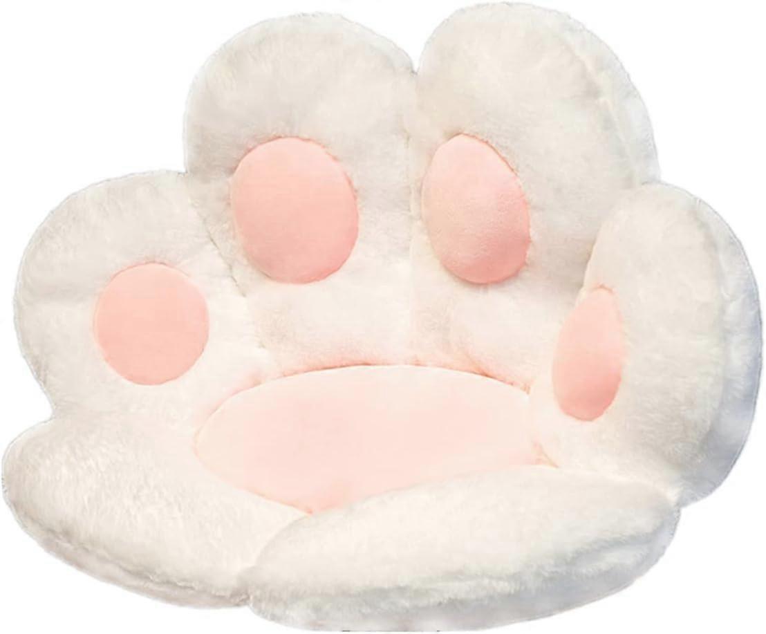 Coussin,Coussin pour pattes de chat,Coussin de sige mignon Coussin pour chaise canap paresseux Dcoration extrieure Plancher chaud Coussin Tapis chaud