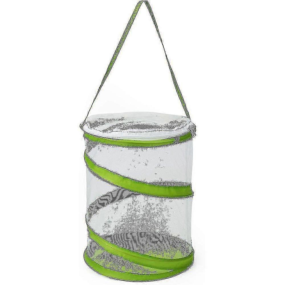 Foldable Insect Butterfly Habitat Cage Clear Mesh Portable Cage Container
