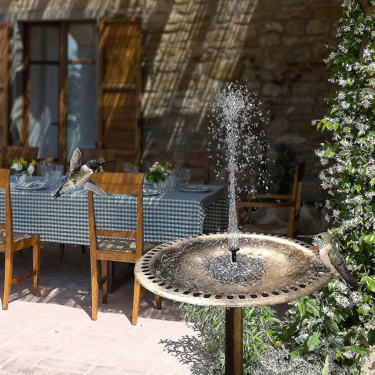 太陽水の噴水ポンプ、自由に立って1.4w浮遊鳥の浴室の屋外噴水ポンプ庭およびパティオのための、ソーラーパネルキット水ポンプ