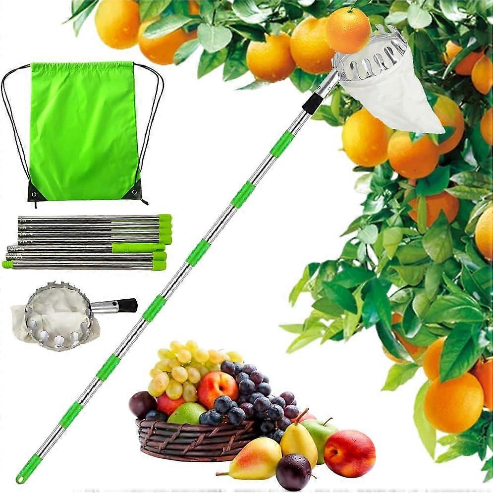 Fruit Picker with Perch, Removable Fruit Picker, 2.8m Picker, Cherry Picker, Apple Picker, Fruit Picker