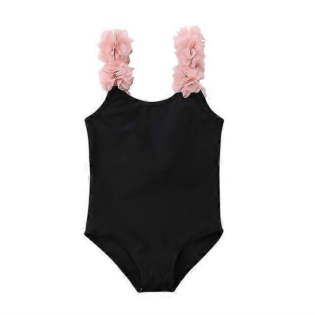 Parent-child Swimsuit Printed High Waist Bikini Ruffled Mother And Daughter Swimwear