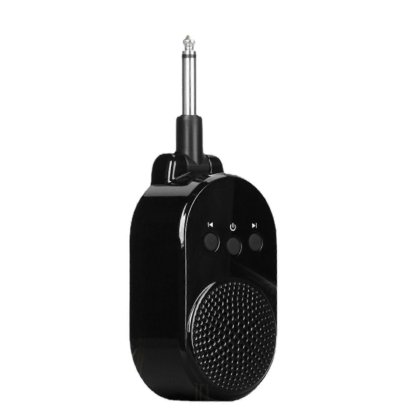 Miniförstärkare Gitarr AMP 6,35 mm kontakt USB uppladdningsbar för elgitarr bas