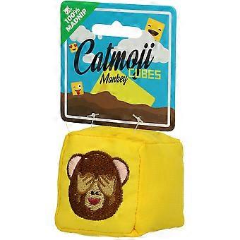 Emoji Cube Monkey Plush Cat Toy