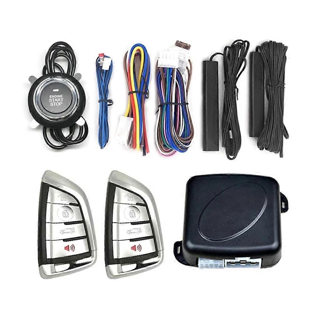 Keyless Entry System Auto Motor Start Stop Button Systeem met 2 Sleutel