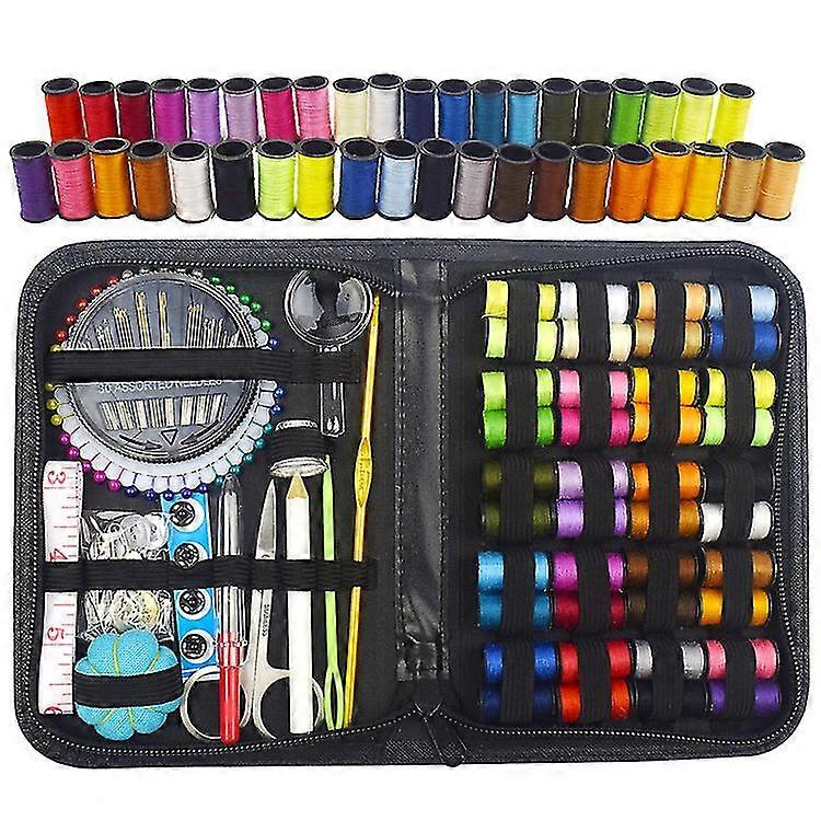 129pcs Mini Sewing Kit Sewing Supplies Thread Threader Sewing Accessories