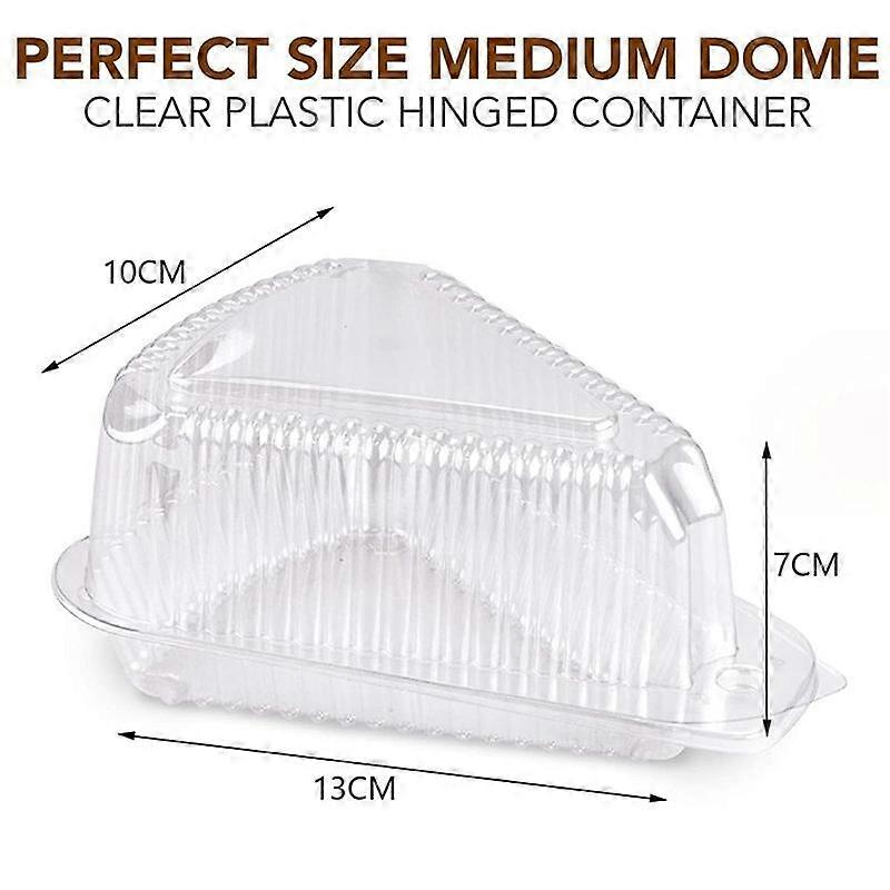 100Pcs Triangle Cheesecake Boxes Slice Cake Box Triangle Pie Holders Cake Boxes for Party Wedding