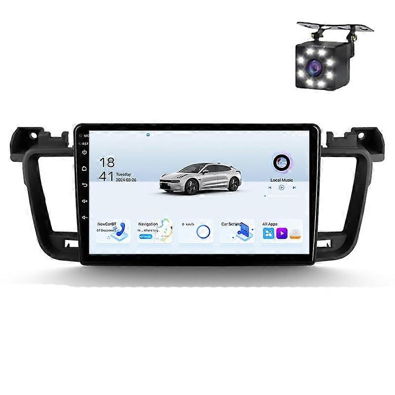 Car Radio For Peugeot 508 508SW 2011-2018 Carplay Android Auto Stereo Multimedia Player WiFi