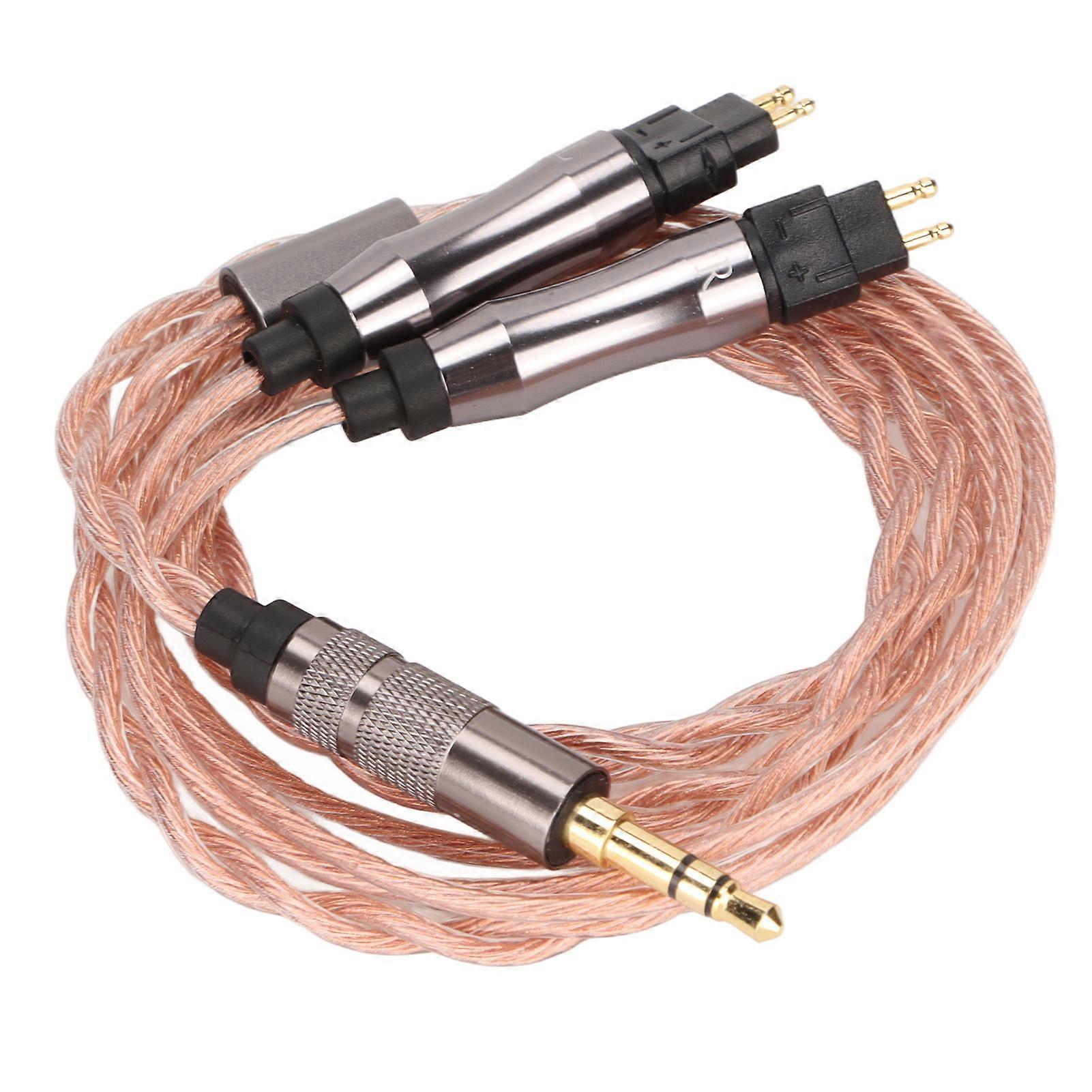 For Sennheiser Headphone Cable Headphone Cord with 3.5mm Gold Plated Straight Plug for HD414 HD650 HD600 HD580 HD565 NO.4313