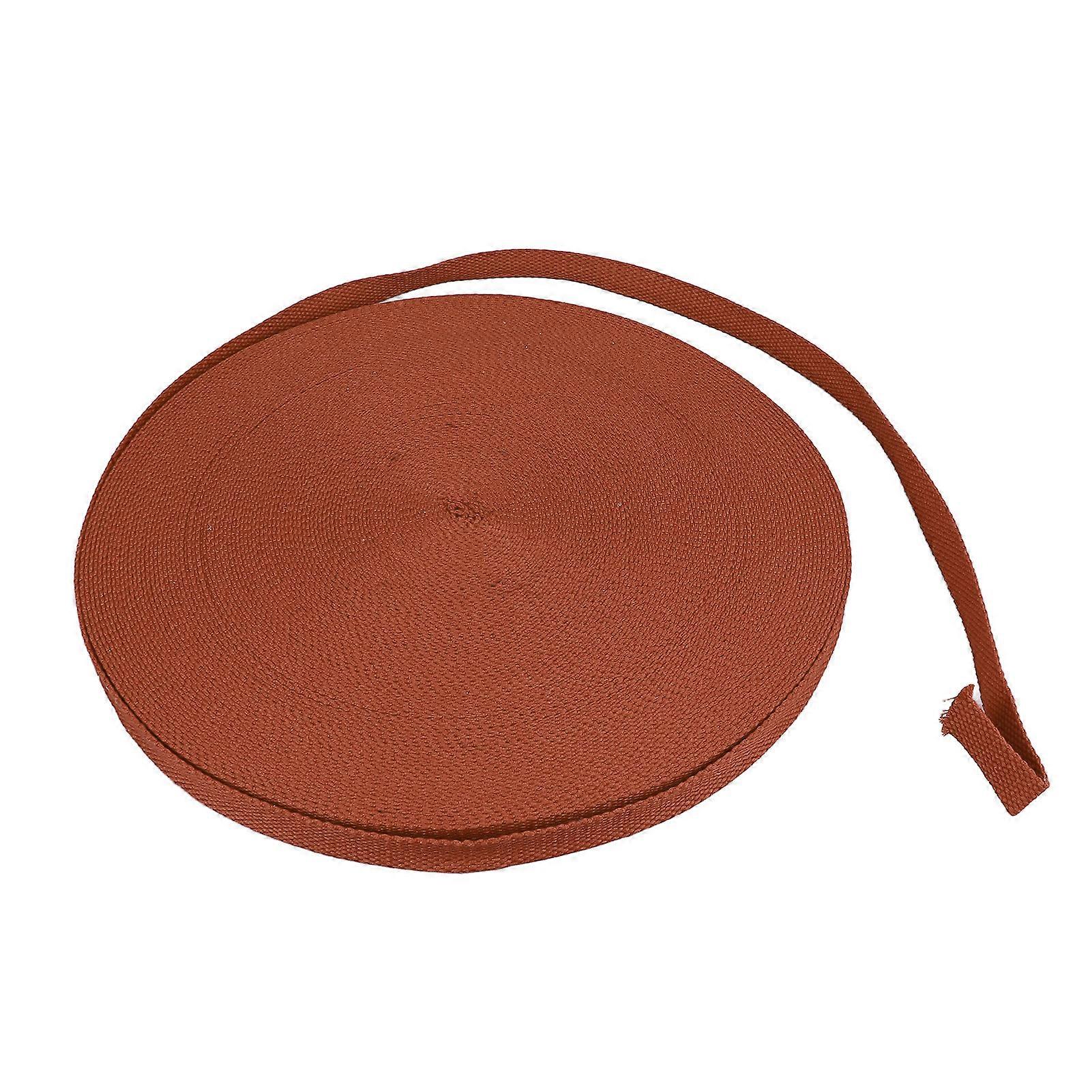 Webbing Straps 50 Yards 1in Wide 0.08in Thick Pure Color Elastic Mediumweight Webbing Ribbon for Craft DIY Repair Brown 1in Wide 0.08in Thick