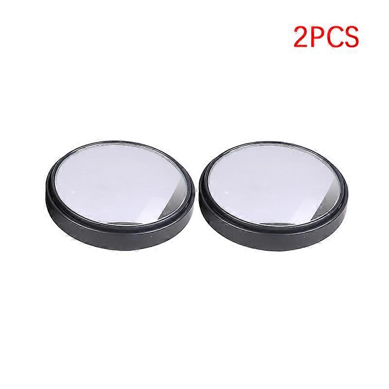 2PCS 75MM 3R-036 Stick-on Convex Blind Spot Rearview Mirror With Adjustable Wide Angle Extended Small Round Car Reversing Mirror