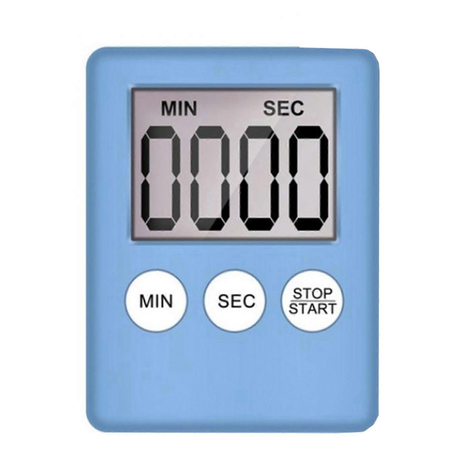Kitchen Timer Cooking LCD Digital Timer Practical Battery Operated Sports Work Study Timer for Home Kitchen Bathroom Office