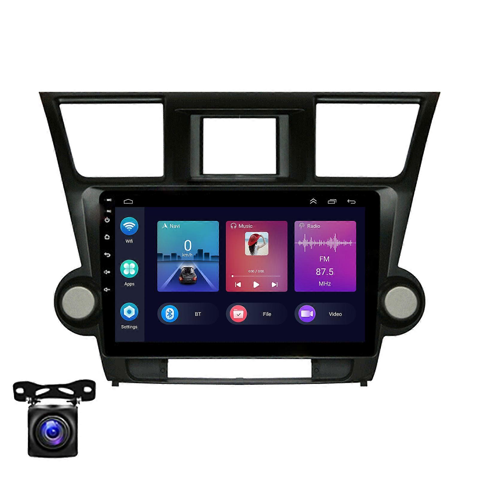 Για Toyota Kluger 07-13 10.1CarPlay Android 12 Auto αυτοκίνητο στερεοφωνικό GPS Head Unit y8 ΝΕΟ