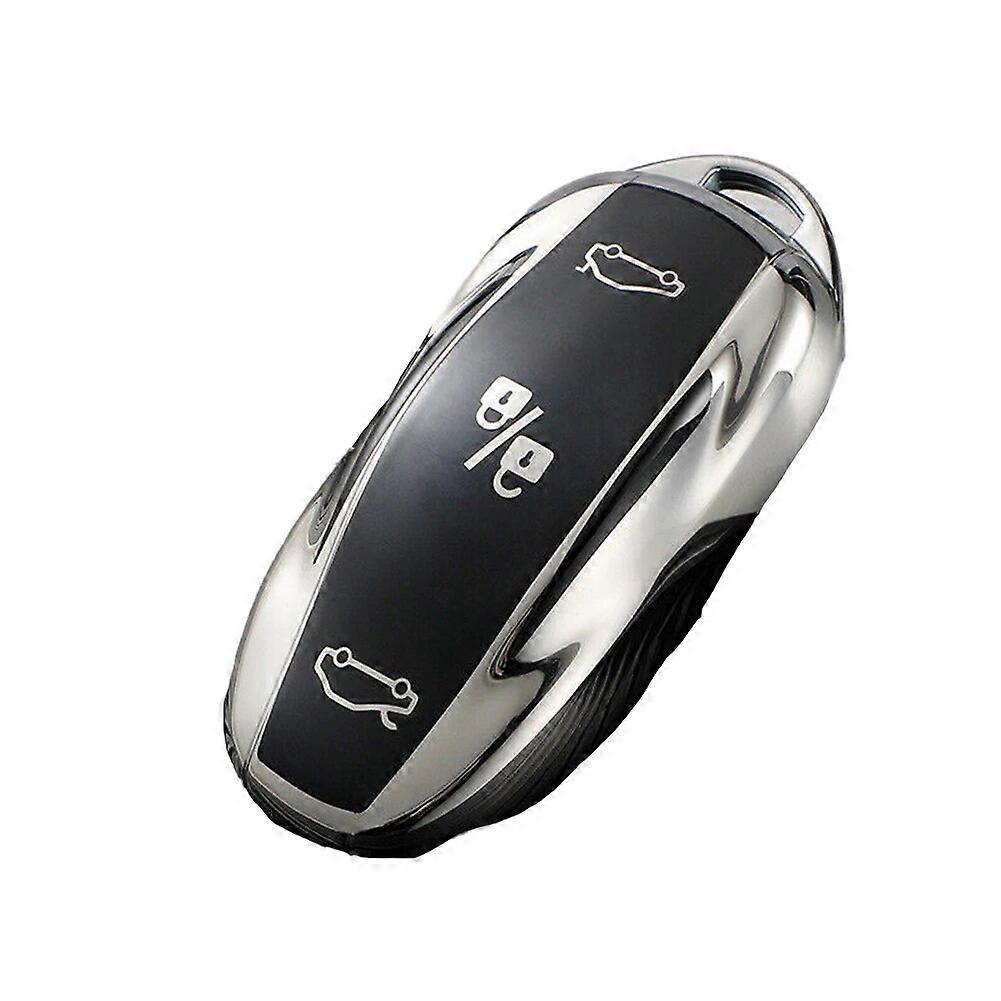 Soft TPU Car Remote Key Case Full Cover Fob Holder Shell Private Mold Design Quality Assurance for Tesla Model X