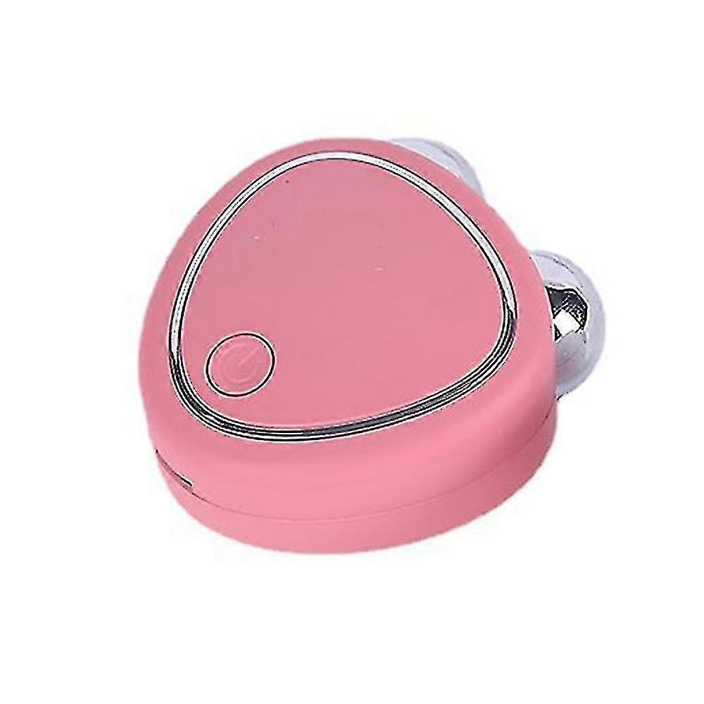 Facial Bear Microcurrent Face Lift Machine Roller Skin Tightening-pink-(niubi)