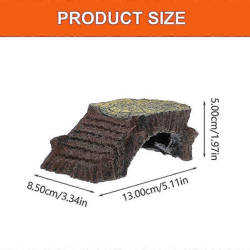 1pc Turtle Basking Platform Aquarium Resin Terrace Pet Turtle Basking Supply