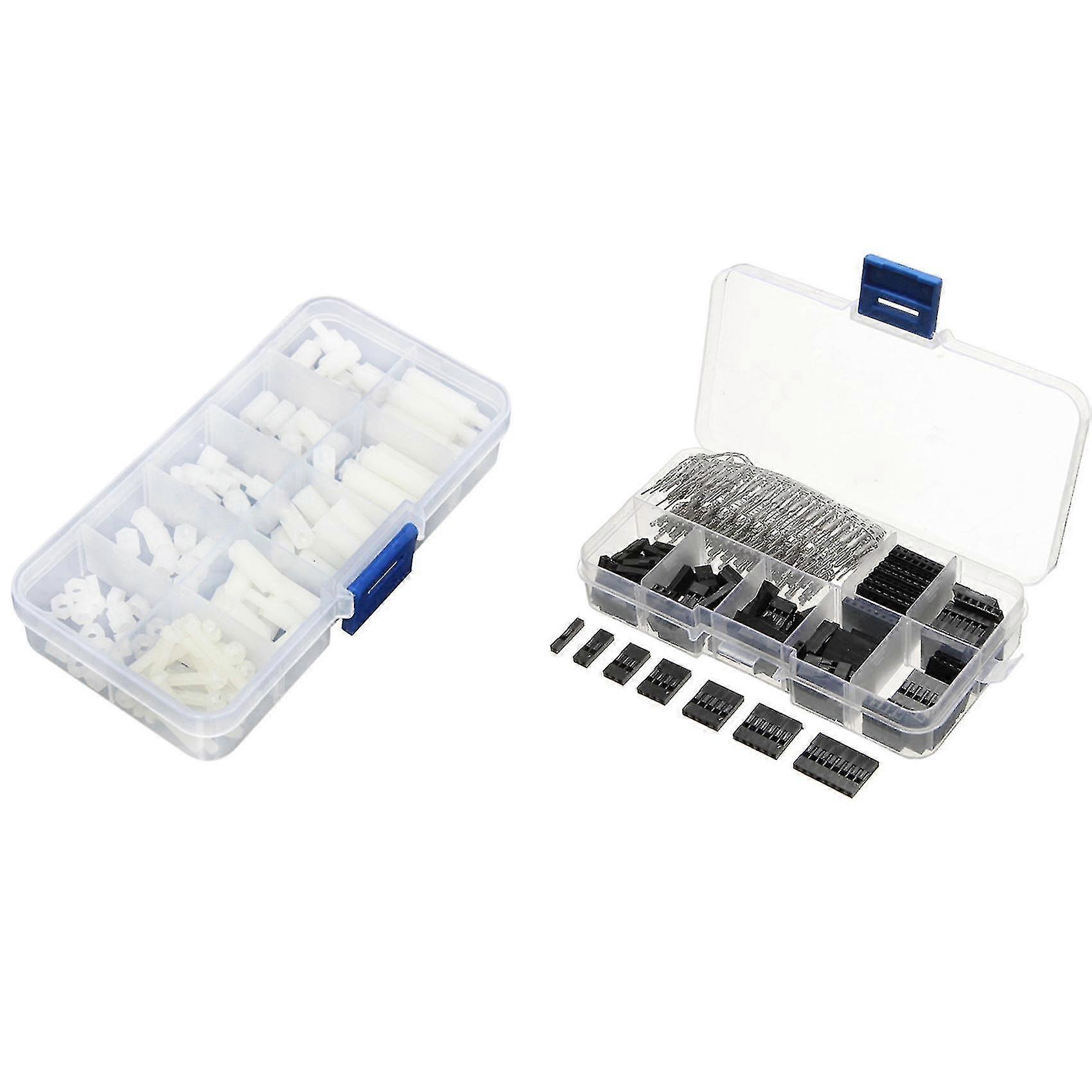 310pcs 2.54mm Dupont Wire Jumper And Header Connector Housing Kit