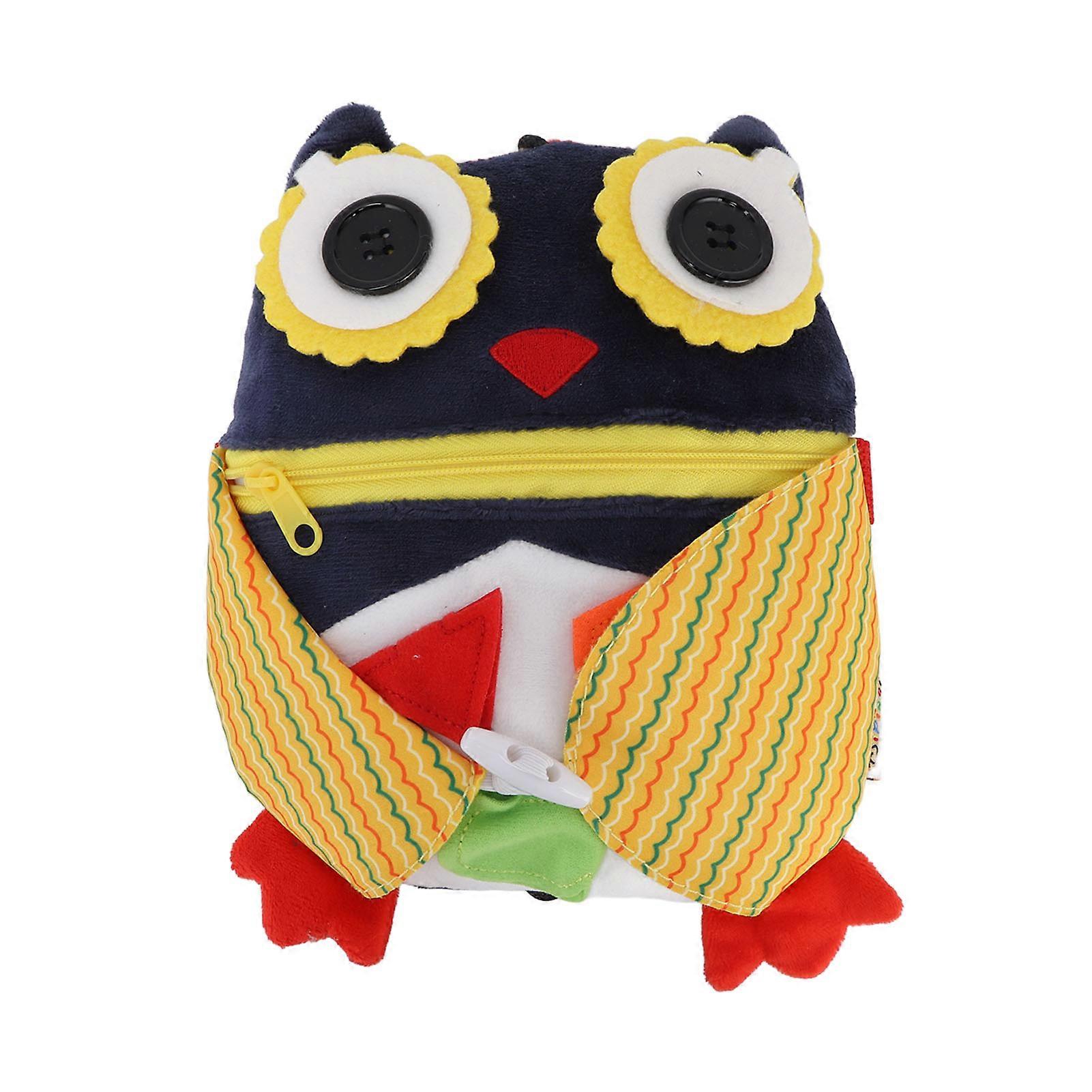Animal Pattern Kids Zipper Board Toys Buckle Board Toys Educational Early Learning Toy#2