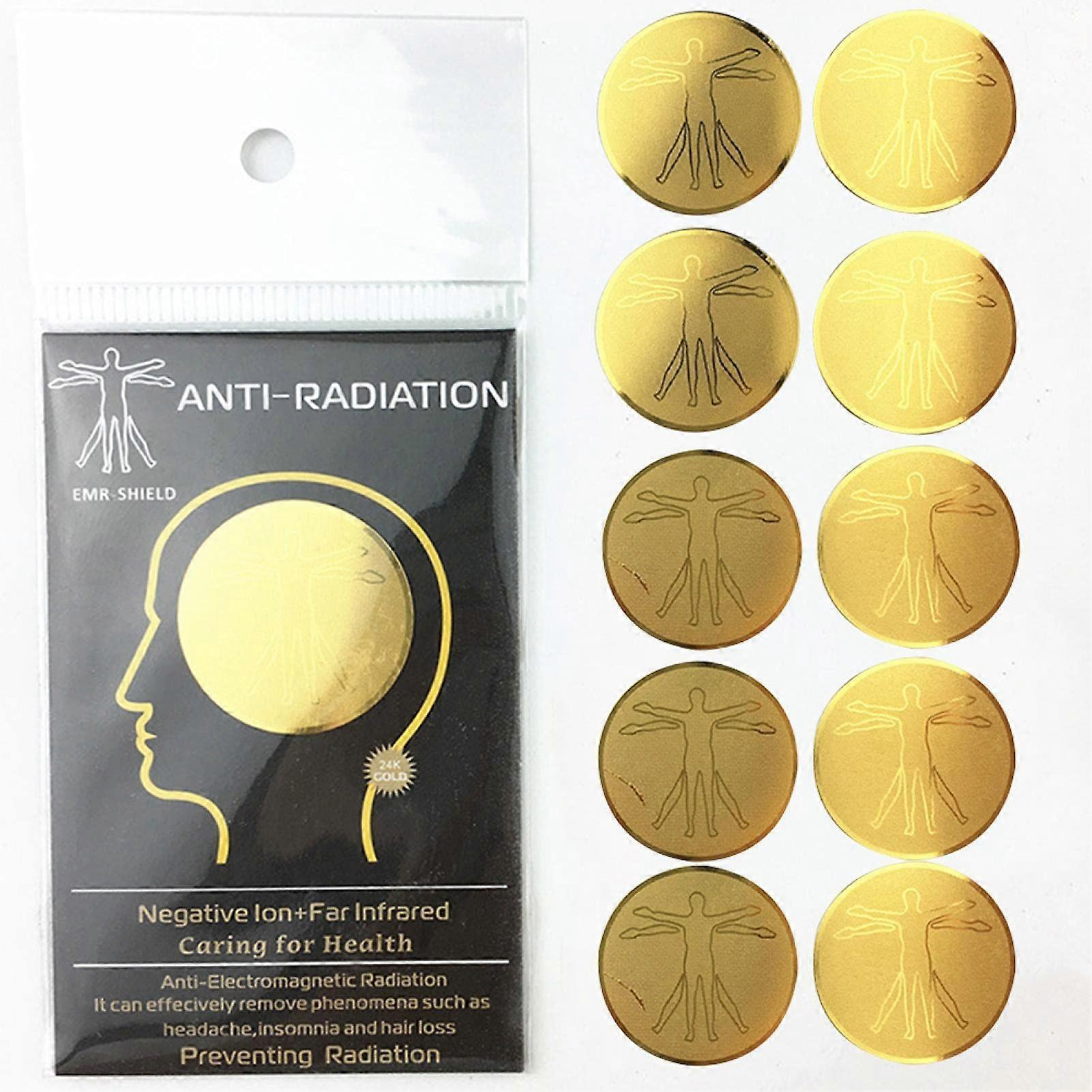 10 Pieces Phone Radiation Protection Stickers,EMF Protection Anti Radiation Protector Shield Neutralizer Blocker