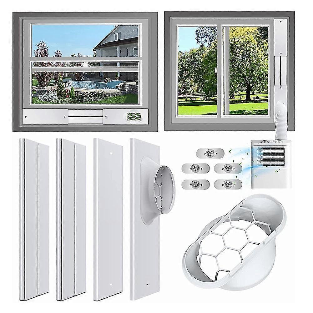 Ac Window Vent Kit Air Conditioner Window Kit For Sliding Window, Ac Vent Kit With Coupler Window S