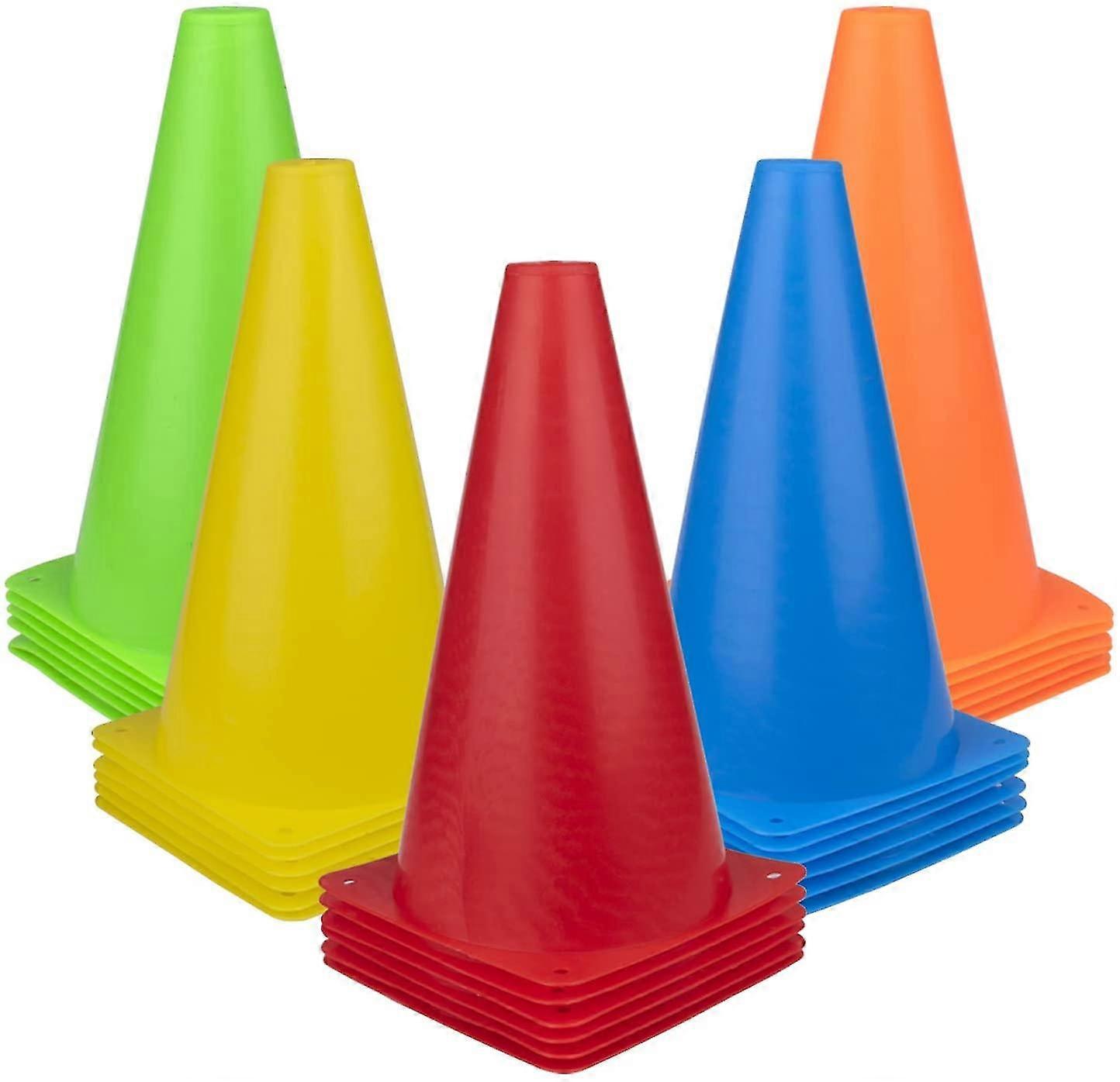 30 Pcs Training Cones Plastic Sport Training